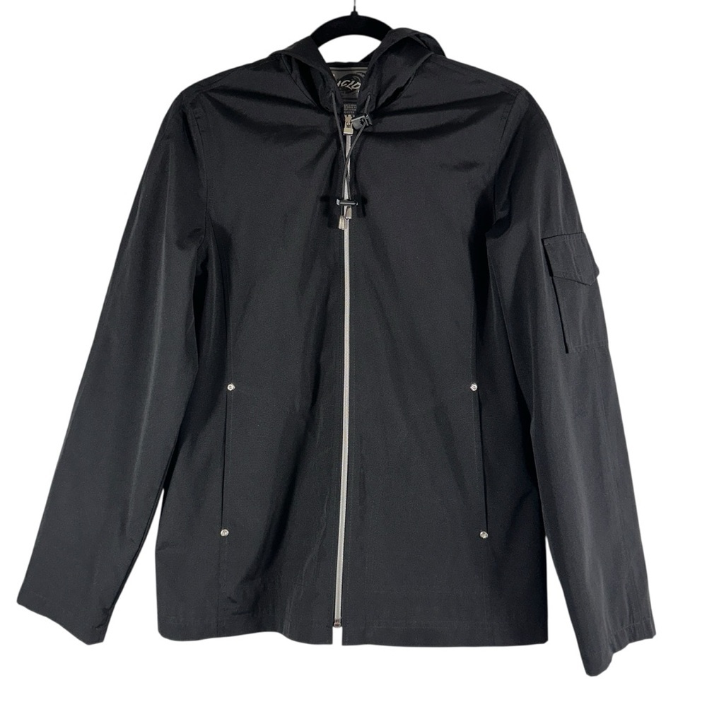 Cyclone Jacket Women's Small Black Vintage Lightweight Full Zip